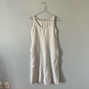 Eileen fisher linen tank dress